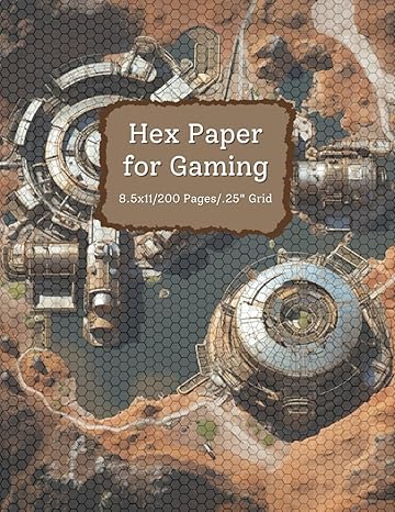 rpg small hex paper for planning and designing wargaming terrain 25 inch hexagonal grid paper for map drawing