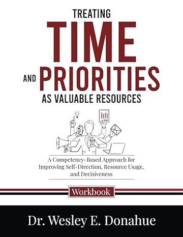 treating time and priorities as valuable resources a competency based approach for improving self direction