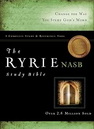 the ryrie study bible bonded new american standard bible new edition charles c ryrie 0802484581,