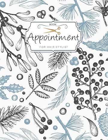 appointment book for hair stylist 2 columns per 1 page appointment book floral watercolor appointment book