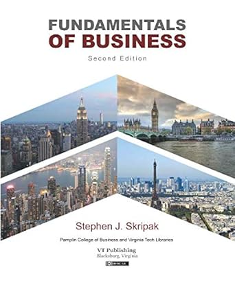 fundamentals of business black and white edition 1st edition stephen j skripak 1949373983, 978-1949373981