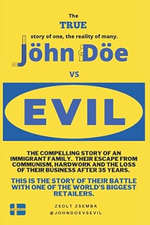 john doe vs evil john doe vs evil 1st edition zsolt zsemba b09cfksczf, 979-8454341428