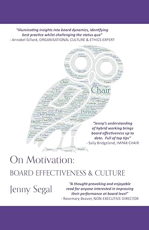 on motivation board effectiveness and culture 1st edition jenny segal b0cmj9qk9p, 979-8864480106