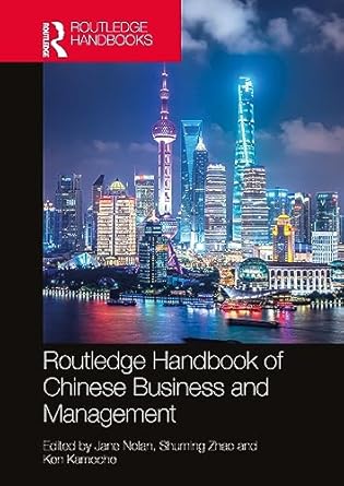 routledge handbook of chinese business and management 1st edition jane nolan ,zhao shuming ,ken kamoche