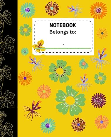 plain paper lined note pad 100 sheets a simple handy size lined note pad with 100 pages in a bright floral