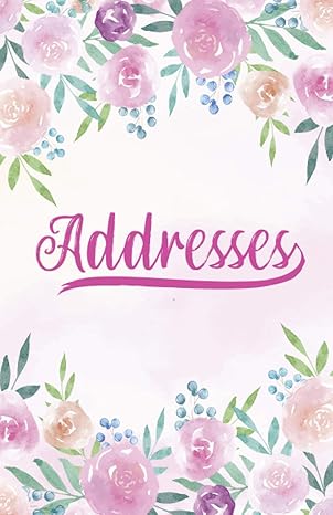 addresses beautiful pink floral design with alphabetical tabs great for keeping track of addresses city state