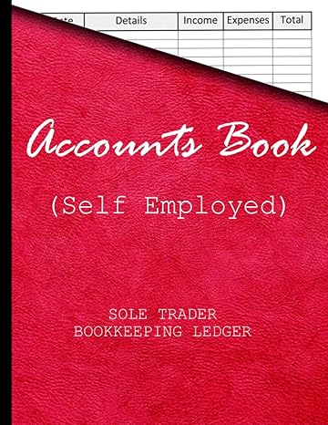 accounts book book keeping account book for small business or sole trader 1st edition anachronistic