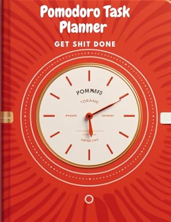 pomodoro task planner get shit done 1st edition mhc press b0ckj99n9k