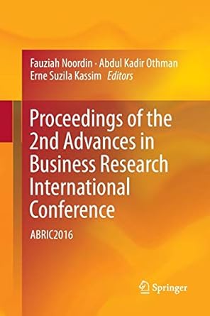 proceedings of the 2nd advances in business research international conference abric20 1st edition fauziah