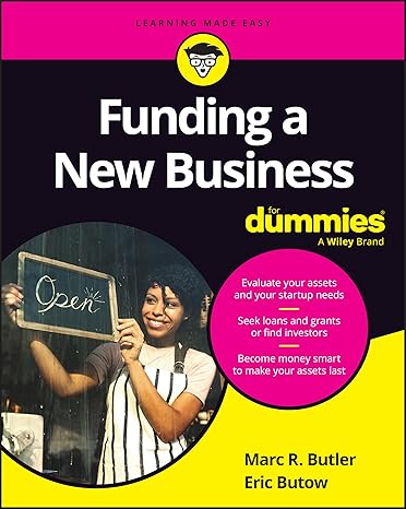 funding a new business for dummies 1st edition eric butow ,marc butler 1394241712, 978-1394241712