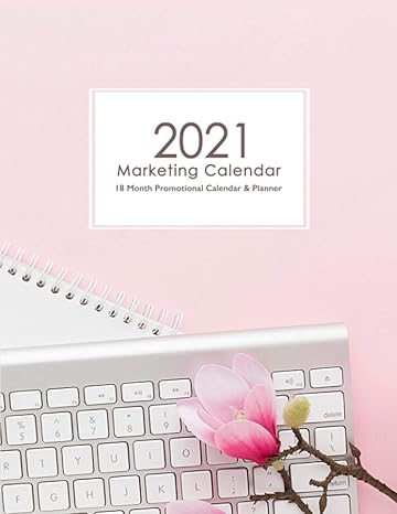 marketing planner and calendar for 2021 pink 18 month marketing planner to schedule business promotion blog