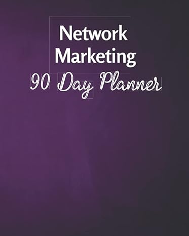 90 day network marketing planner purple planner for nwm mlm business planner with monthly weekly daily