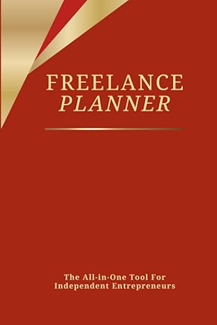 freelance planner all in one tool featuring undated monthly/weekly overviews progress and goal trackers