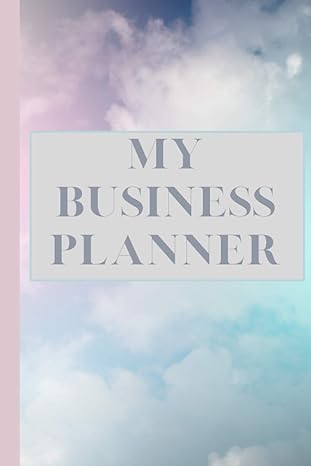 business planner easy to use small business planner with weekly diary social media goals financial diary and