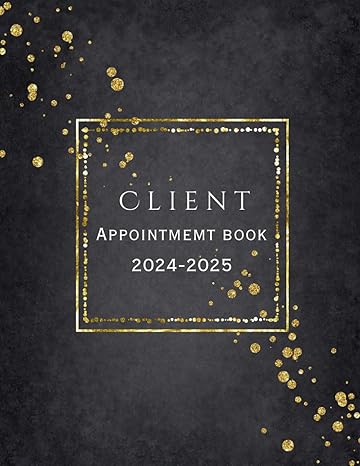 client appointment book 8 column appointment book 52 week undated schedule book daily and hourly from 8am to