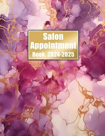 salon appointment book 2024 2025 daily and hourly appointment book with 15 minute increments to do list and