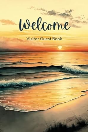 welcome visitor guest book for vacation memories 1st edition grace gibson b0c6vyy2sm