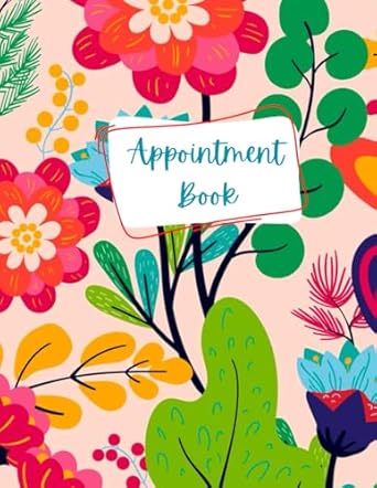 floral appointment book 1st edition lkd designs b0cm66l1dq