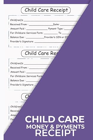 child care money and payments receipt perfect receipts organizer for child care services and babysitting