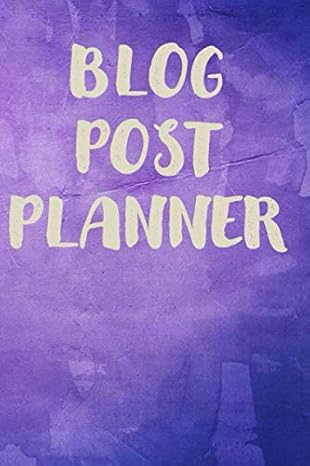 blog post planner vintage blue 1st edition kendwin lambert 979-8675078400