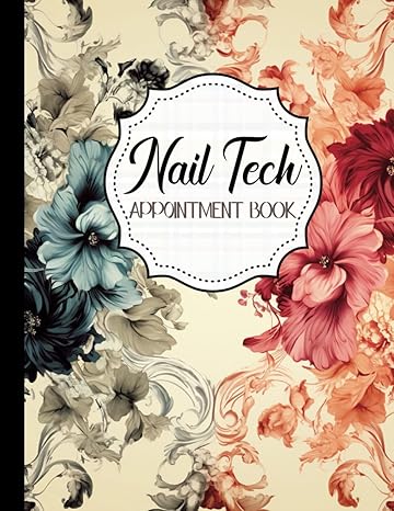 nail tech appointment book undated 52 week scheduling planner and client tracker 1st edition jini sung