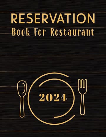 reservation book for restaurant 2024 full year 366 days sheets for breakfast lunch and dinner table bookings