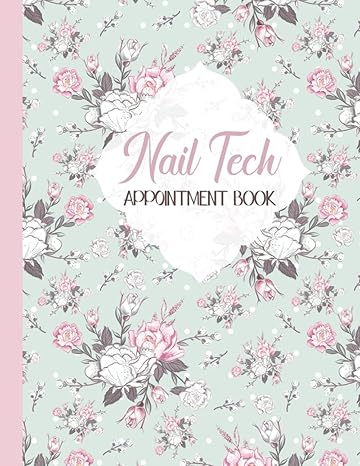 nail tech appointment book undated 52 week nail studio planner with client tracker 1st edition jini sung