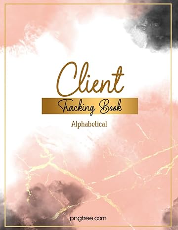 client tracking book alphabetical customer record profile and appointment tracker with a z alphabetical tabs