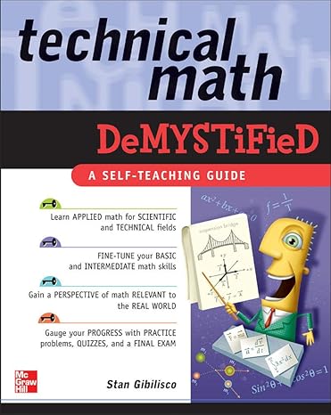 technical math demystified 1st edition stan gibilisco 0071459499, 978-0071459495