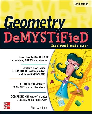 geometry demystified 2nd edition stan gibilisco 0071756264, 978-0071756266