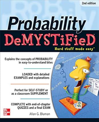 probability demystified 2nd edition allan bluman 0071780971, 978-0071780971