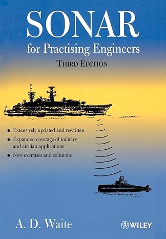 sonar for practising engineers 3rd edition a. d. waite 0471497509, 978-0471497509