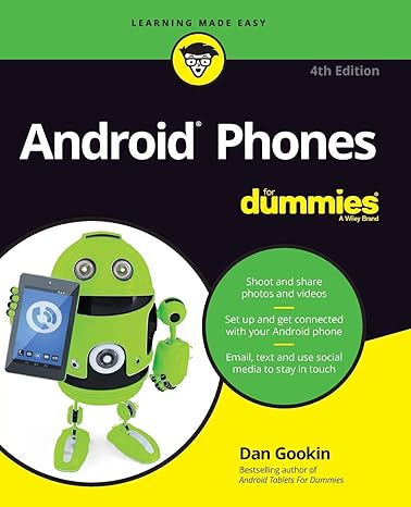 android phones for dummies 4th edition dan gookin 1119310687, 978-1119310686