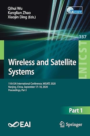 wireless and satellite systems 11th eai international conference wisats 2020 nanjing china september 17 18