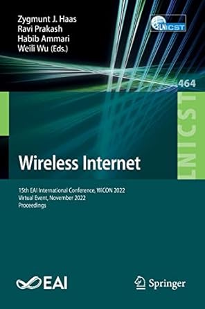 wireless internet 15th eai international conference wicon 2022 virtual event november 2022 proceedings 1st