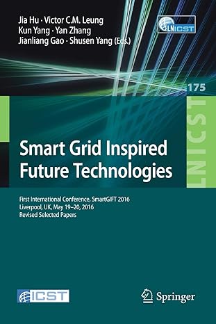 smart grid inspired future technologies first international conference smartgift 20 liverpool uk may 19 20 20