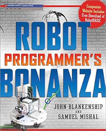 robot programmer s bonanza 1st edition john blankenship ,samuel mishal 0071547975, 978-0071547970