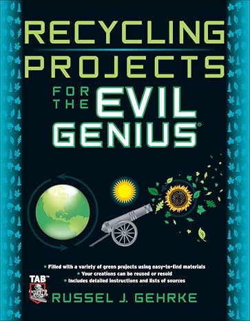 recycling projects for the evil genius 1st edition russel gehrke 0071736123, 978-0071736121