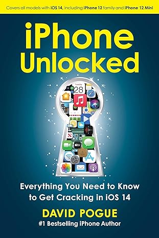 iphone unlocked 1st edition david pogue 1982176644, 978-1982176648