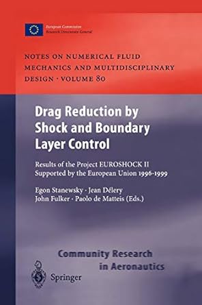 drag reduction by shock and boundary layer control results of the project euroshock ii supported by the