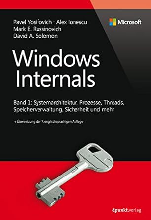 windows internals band 1 systemarchitektur prozesse threads speicherverwaltung sicherheit und mehr