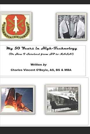 my 50 years in high technology 1st edition charles vincent o'boyle 979-8602438383