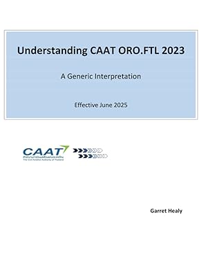 understanding caat oro ftl 2023 a generic interpretation 1st edition garret healy 979-8391103660