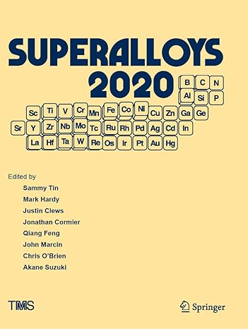 superalloys 2020 proceedings of the 14th international symposium on superalloys 1st edition sammy tin ,mark