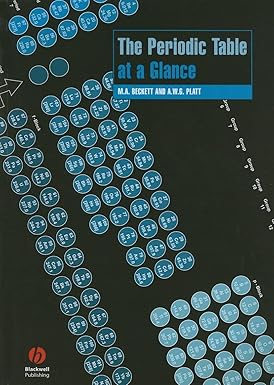 the periodic table at a glance 1st edition mike beckett ,andy platt 140513299x, 978-1405132992