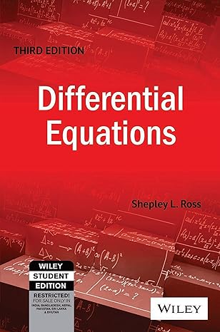 differential equations 3ed 3rd edition shepley l ross 8126515376, 978-8126515370