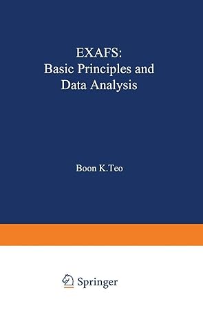 exafs basic principles and data analysis 1986th edition boon k teo 3642500331, 978-3642500336