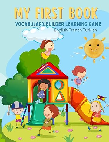 my first book vocabulary builder learning game english french turkish effektiv dessen kinder wortschatz