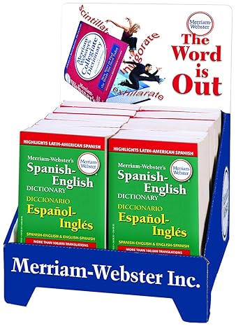 the merriam webster spanish/english dictionary 1st edition merriam webster 0877799881, 978-0877799887