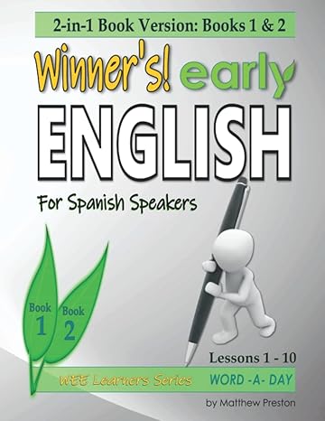 winner s early english wee learners series word a day for spanish speakers 2 in 1 book version books 1 and 2